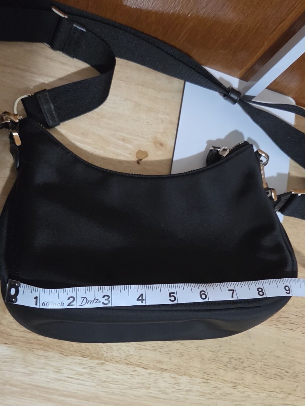 Kate Spade Chelsea Little Better Nylon Black Hobo Shoulder Crossbody Bag K8117 - Picture 14 of 15